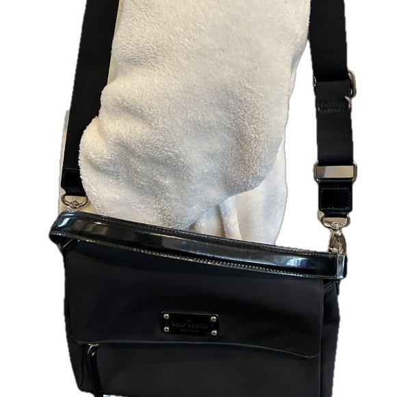 Kate Spade/Crossbody Bag/Nylon/Black - Picture 2 of 9